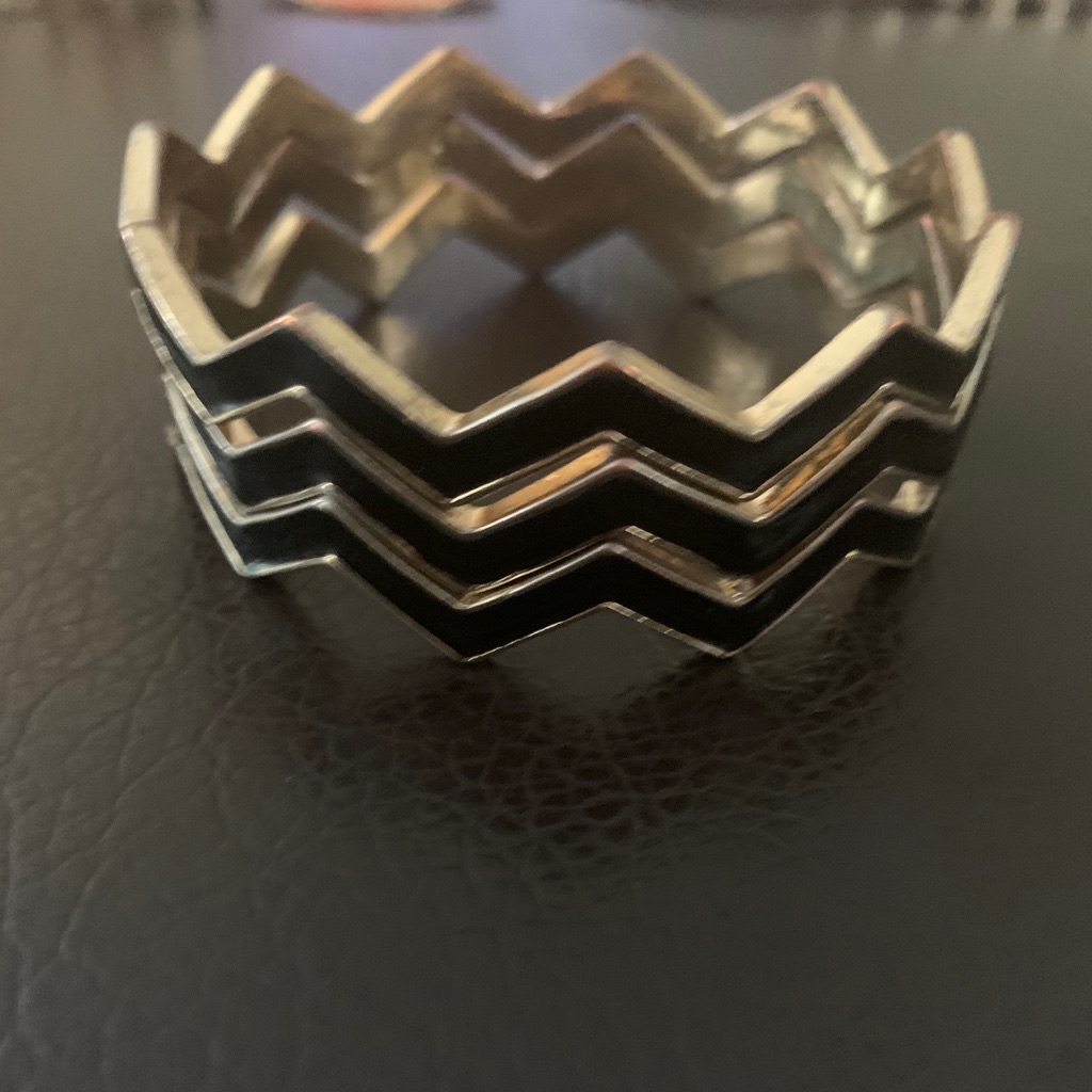 Chevron 3 Stack Bracelets